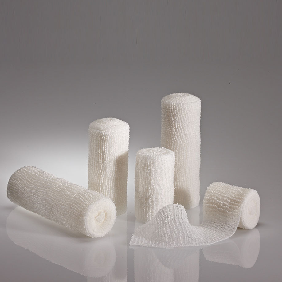 ELASTUS mull gekreppt, 4 cm x 4 m, 20 Stück Mullfixierbinden