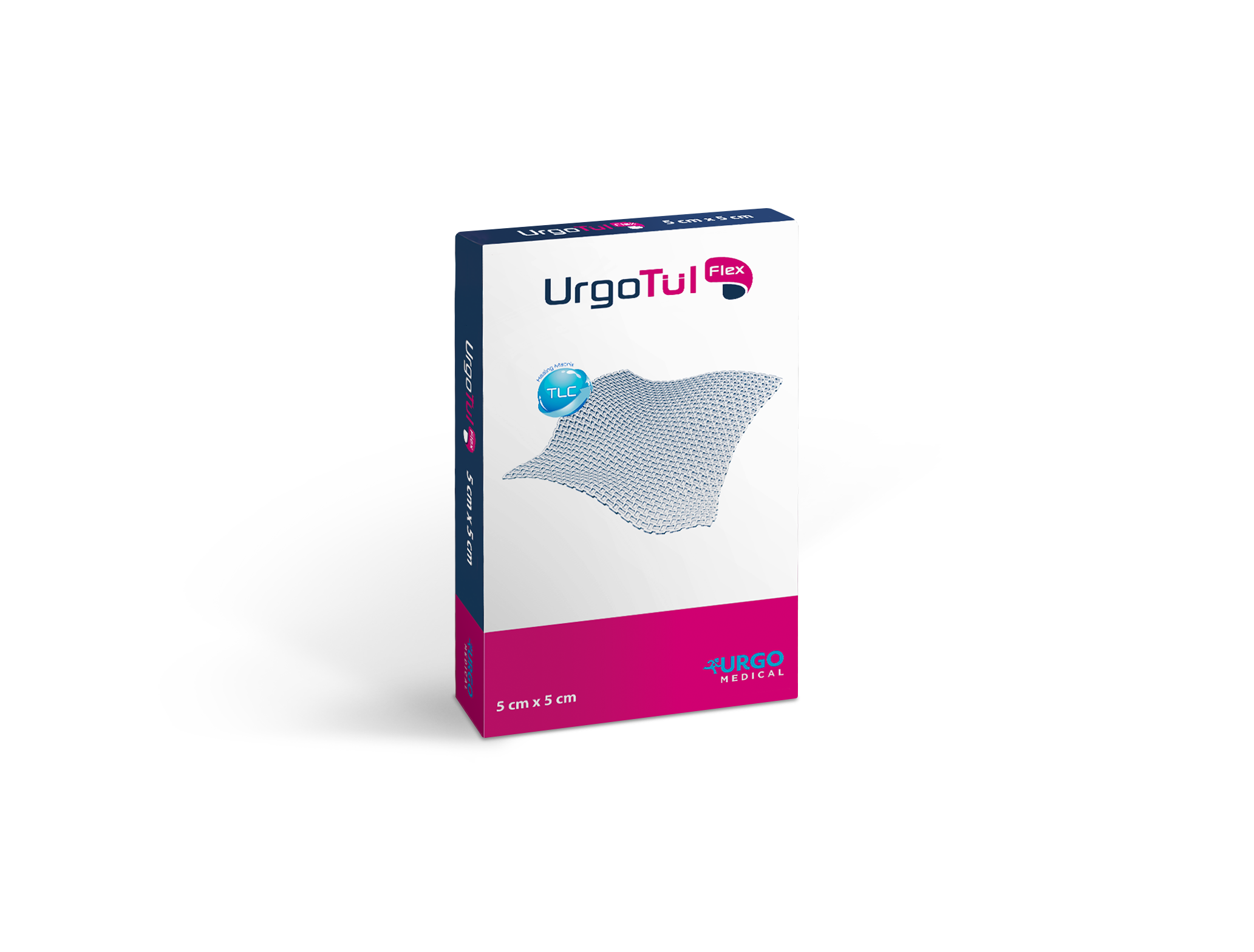 UrgoTül Flex elastische Gazewundauflagen 5 x 5 cm (10 Stck.)