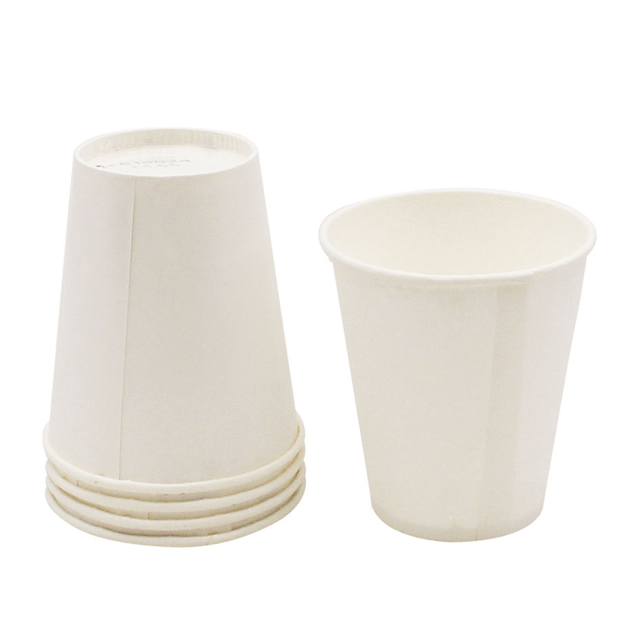 Trinkbecher aus Papier, 150 ml, weiß - VE = 100 Stck.
