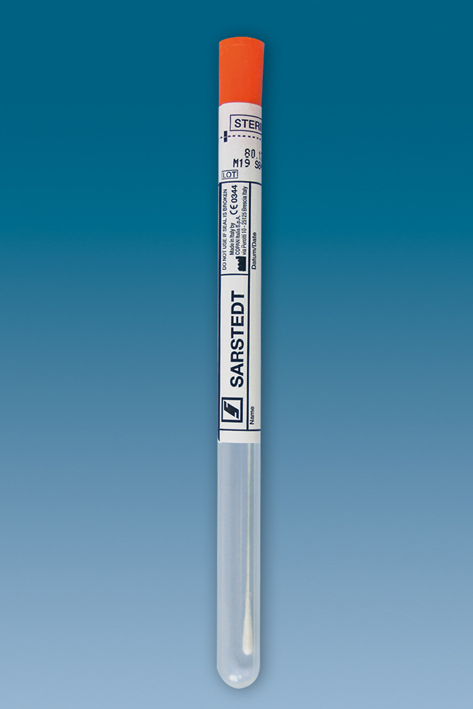 Abstrichtupfer neutral Aluminium-Stab 133mm, steril (100 Stck.)