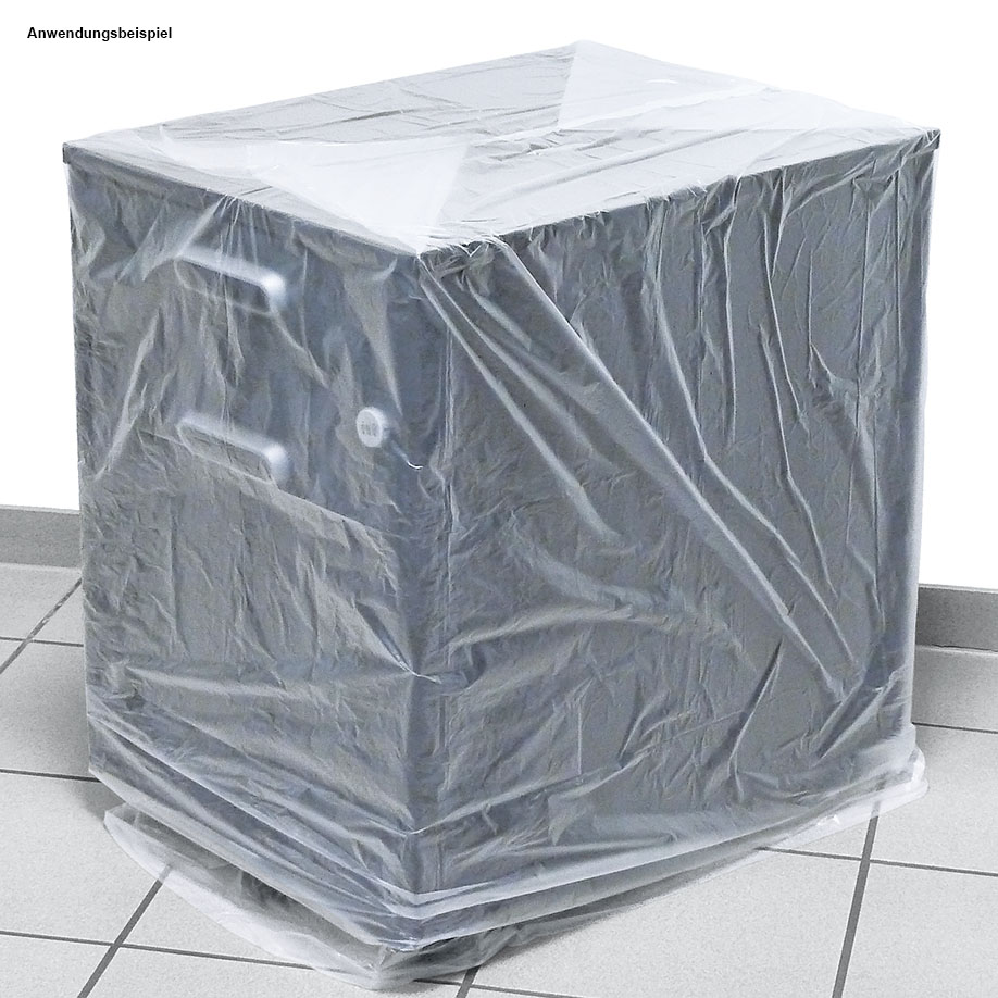 Abdeckhauben aus HDPE 600+500 x 1000 x 0,01 mm (200 Stck.)