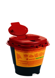 Kanülenabwurfbehälter 2,0 Ltr. Multi-Safe twin plus 2000 REC