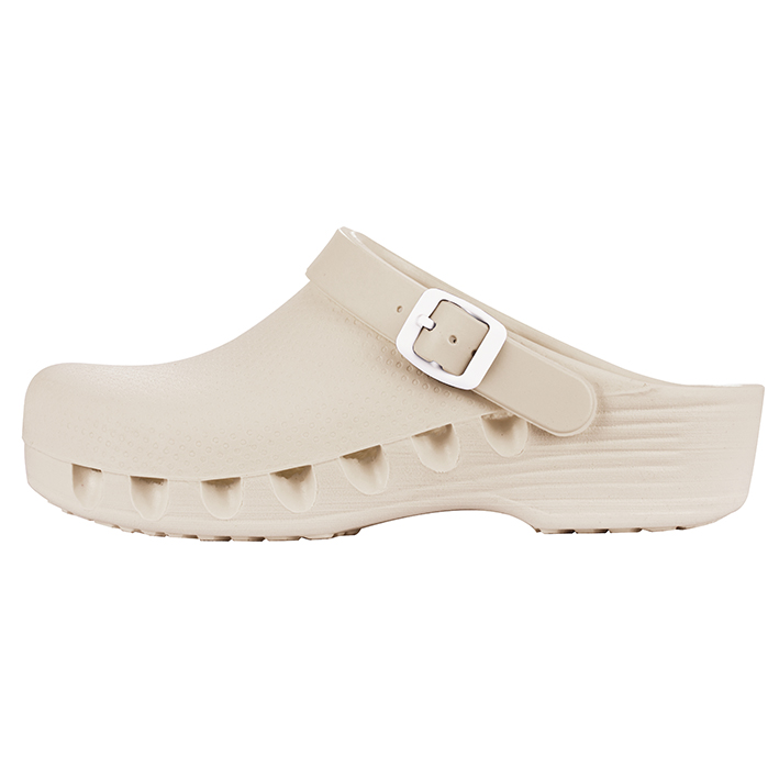 mediPlogs OP-Schuhe mit Fersenriemen weiß, Gr. 40