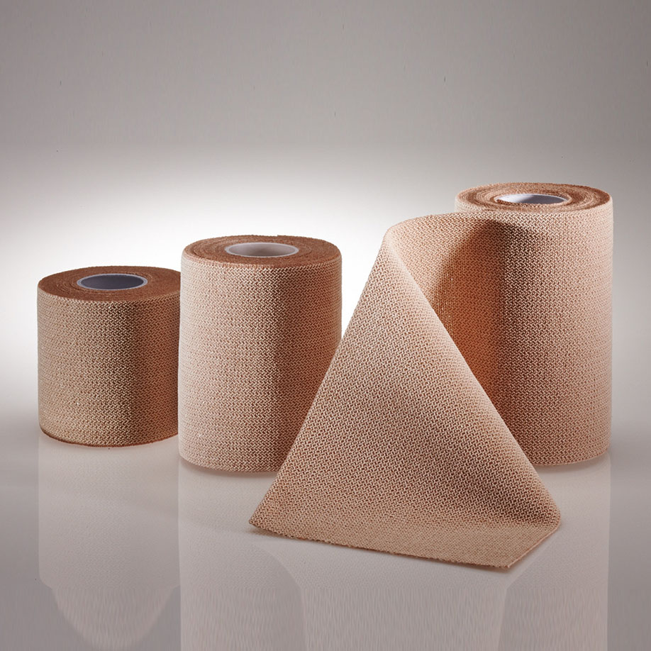 ELASTUS lan/haft Kurzzugbinden 5 m x 8 cm (10 Stck.) hautfarben