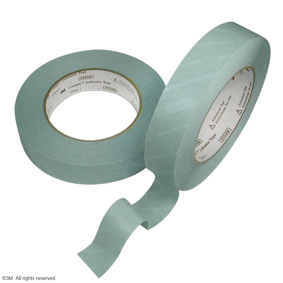 3M Comply Dampf-Indikatorbänder stark haftend, 18 mm x 55 m (28 Rl.)