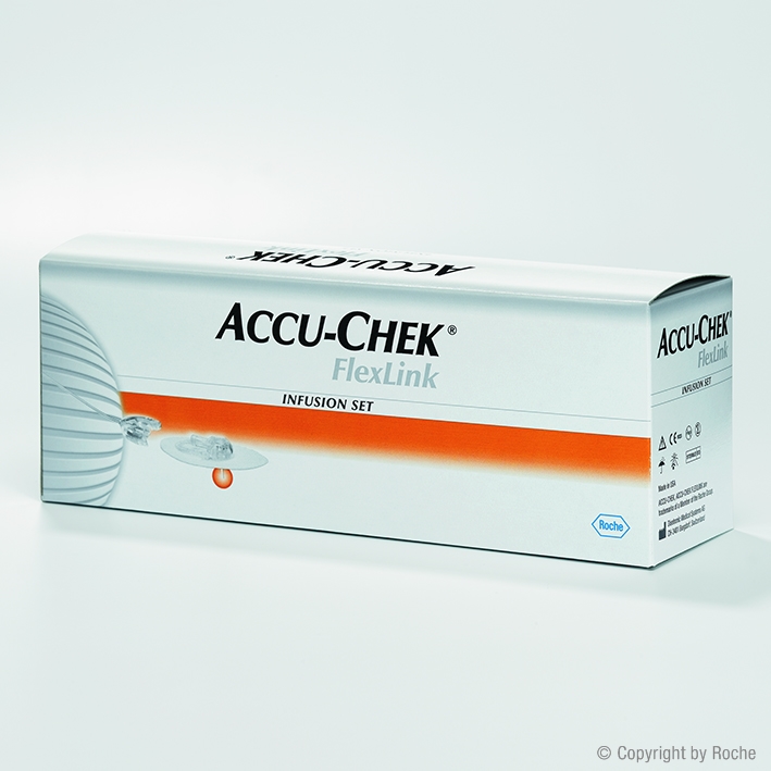Accu-Chek FlexLink Infusionsset: 10 mm Kanüle, 110 cm Schlauch (10 Set)