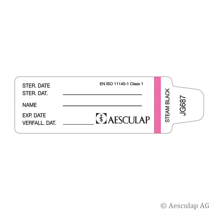 Aesculap Indikatorstreifen mit selbstklebendem Rücken (100 Stück)