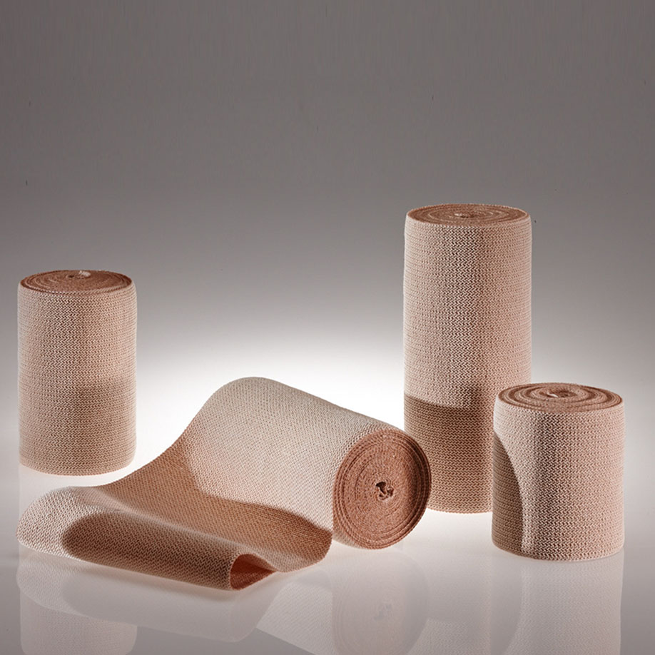 ELASTUS Kurzzugbinden 5 m x 12 cm (10 Stck.) hautfarben