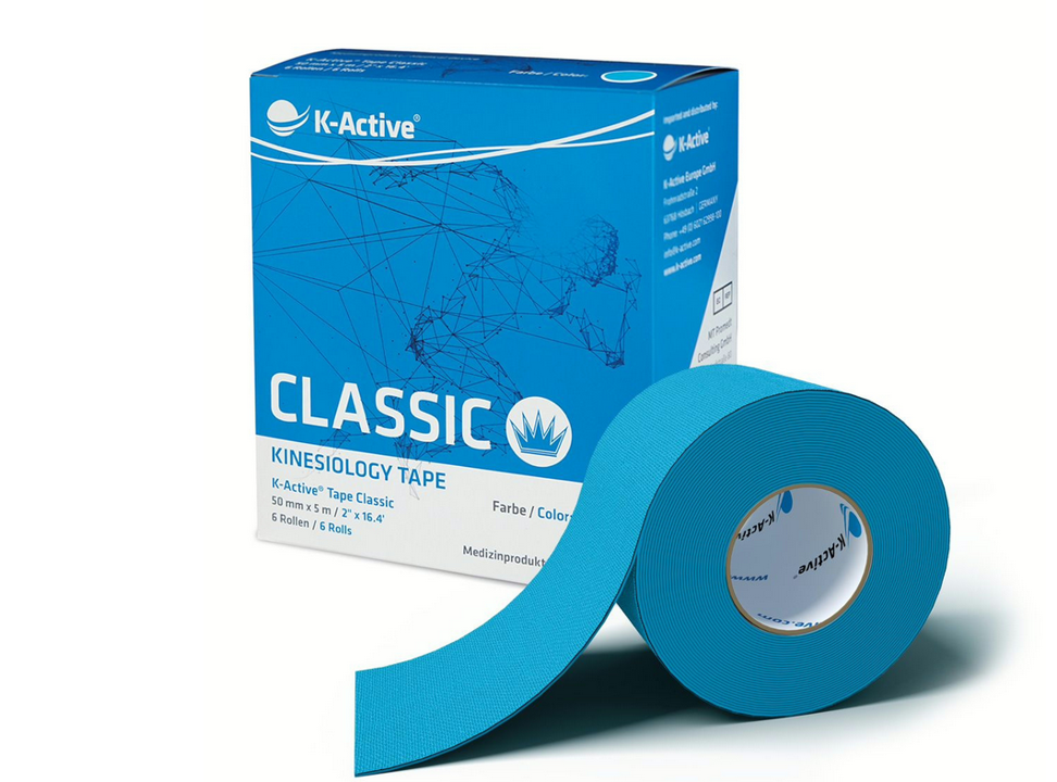 K-Active Classic 5mx5cm - blau - 6er Packung